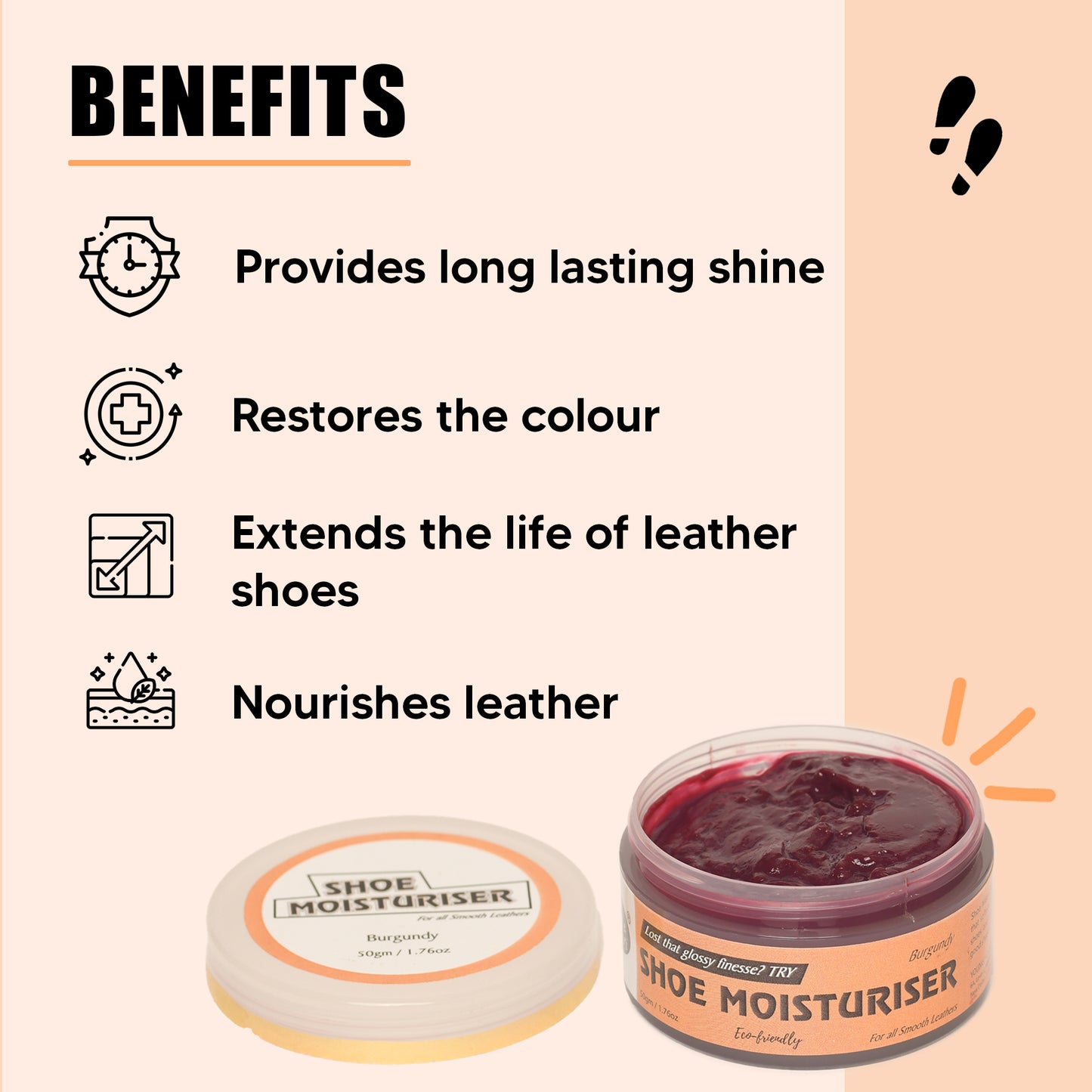 Shoe Mistri Shoe Moisturiser (Burgundy)
