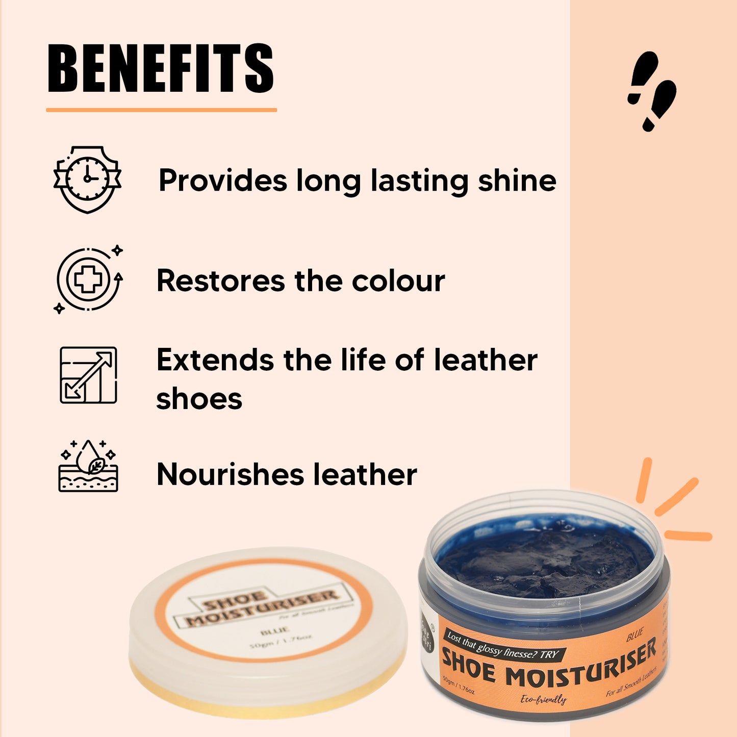 Shoe Mistri Shoe Moisturiser (Blue)