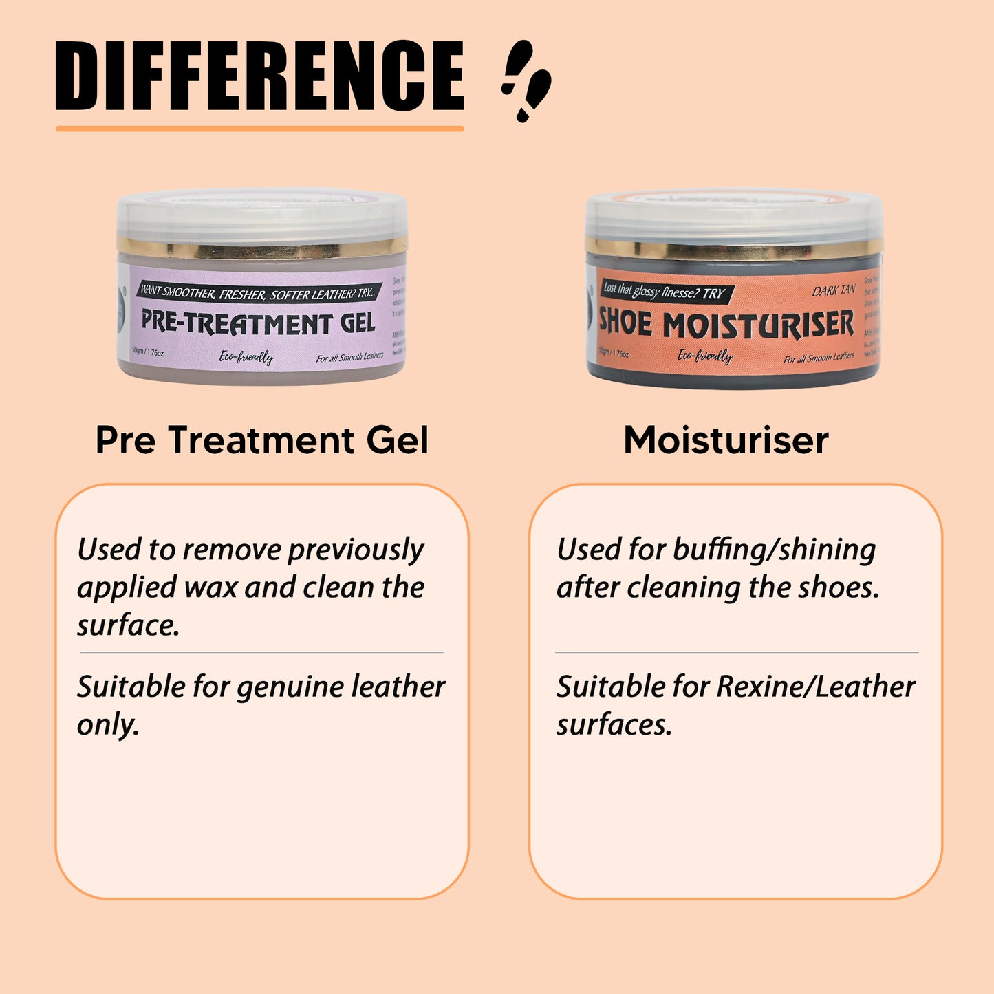 Shoe Mistri Shoe Moisturiser Cream (Dark Tan)- Suitable for Soft Leathers