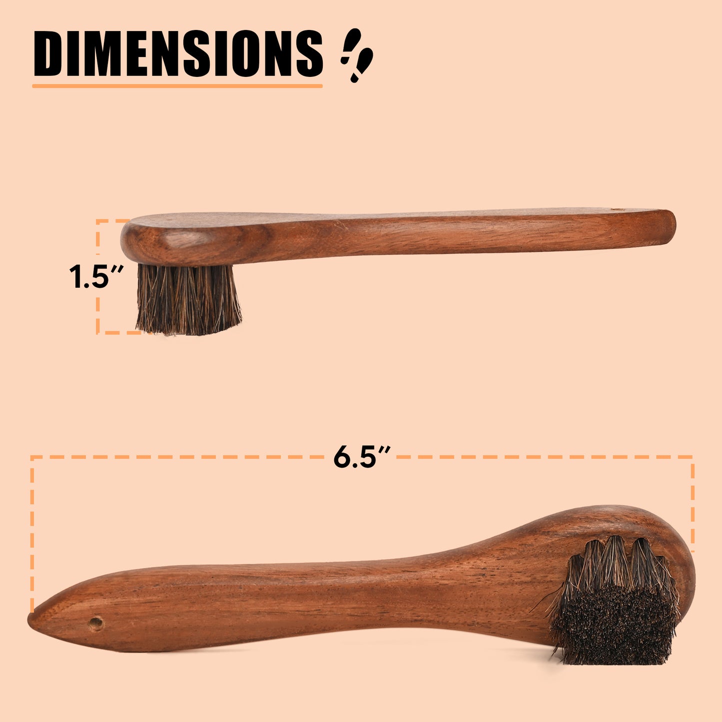 Shoe Mistri Shoe Brush Suitable for Polishing (Applicator Brush)