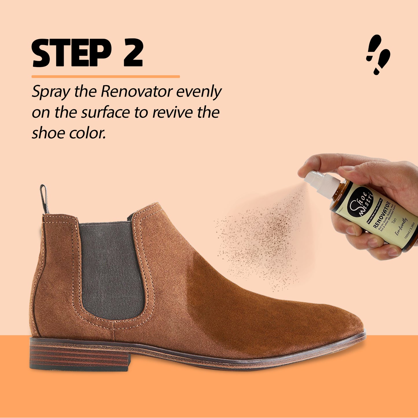 Shoe Mistri Shoe Cleaner (2 Wipes) and Tan Renovator