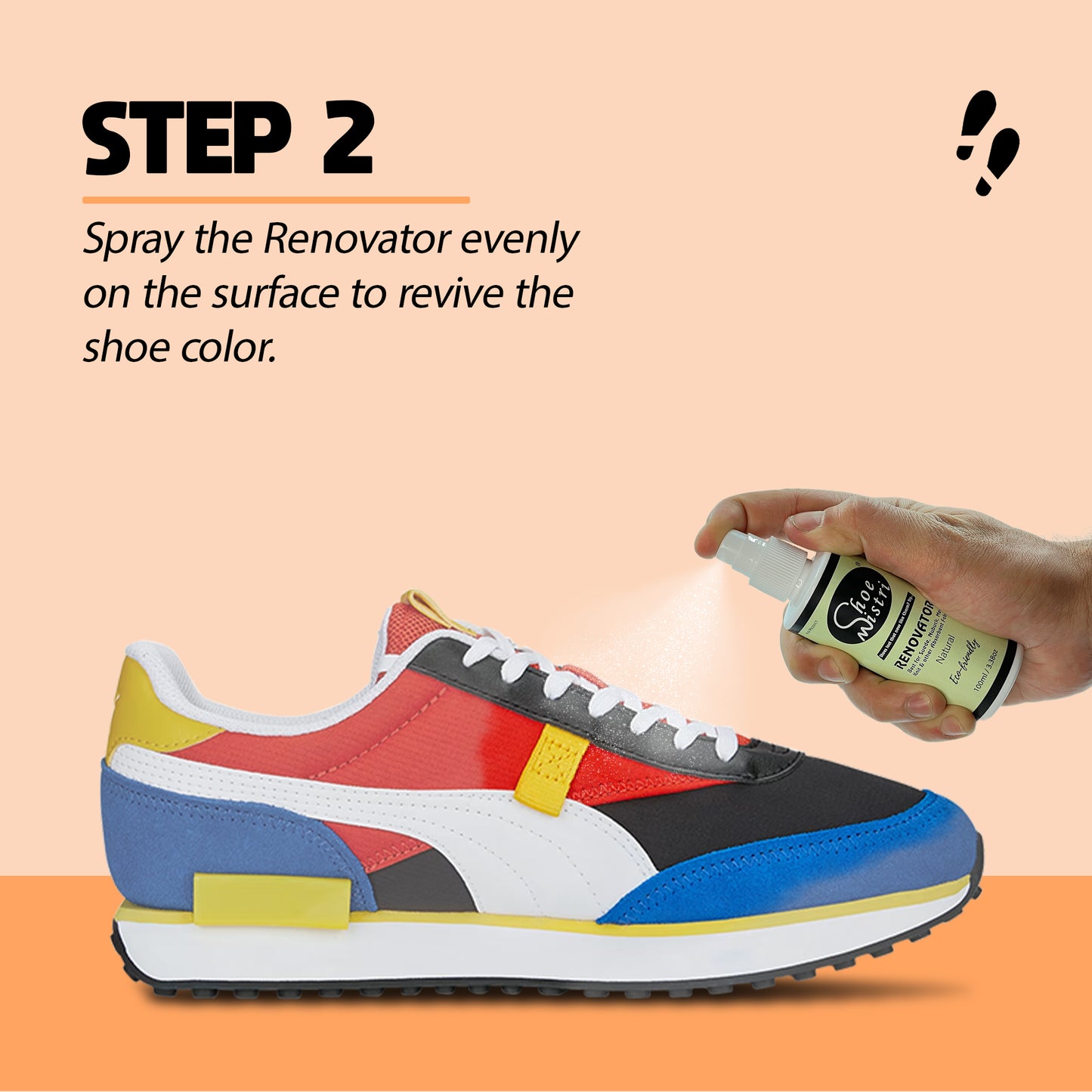Shoe Mistri Shoe Cleaner (2 Wipes) and Natural Renovator