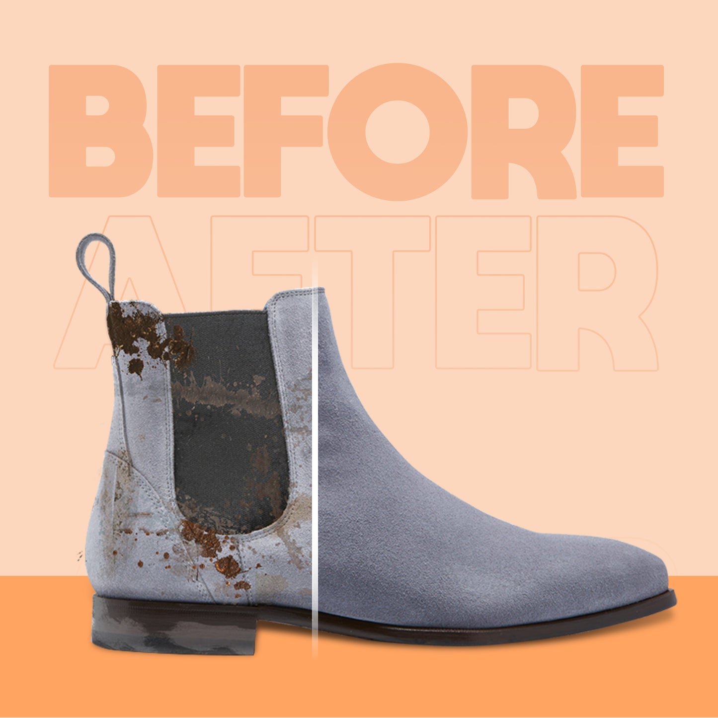 Shoe Mistri Shoe Cleaner (2 Wipes) and Grey Renovator