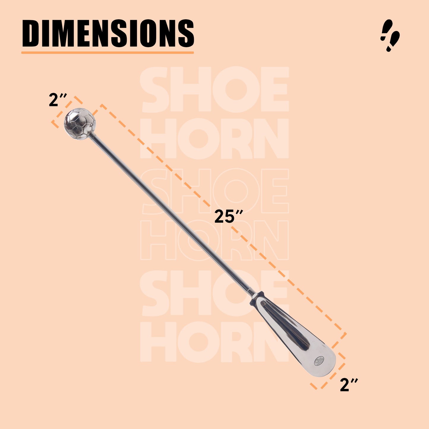 Shoe Mistri Aluminium Football Shape Shoe Horn