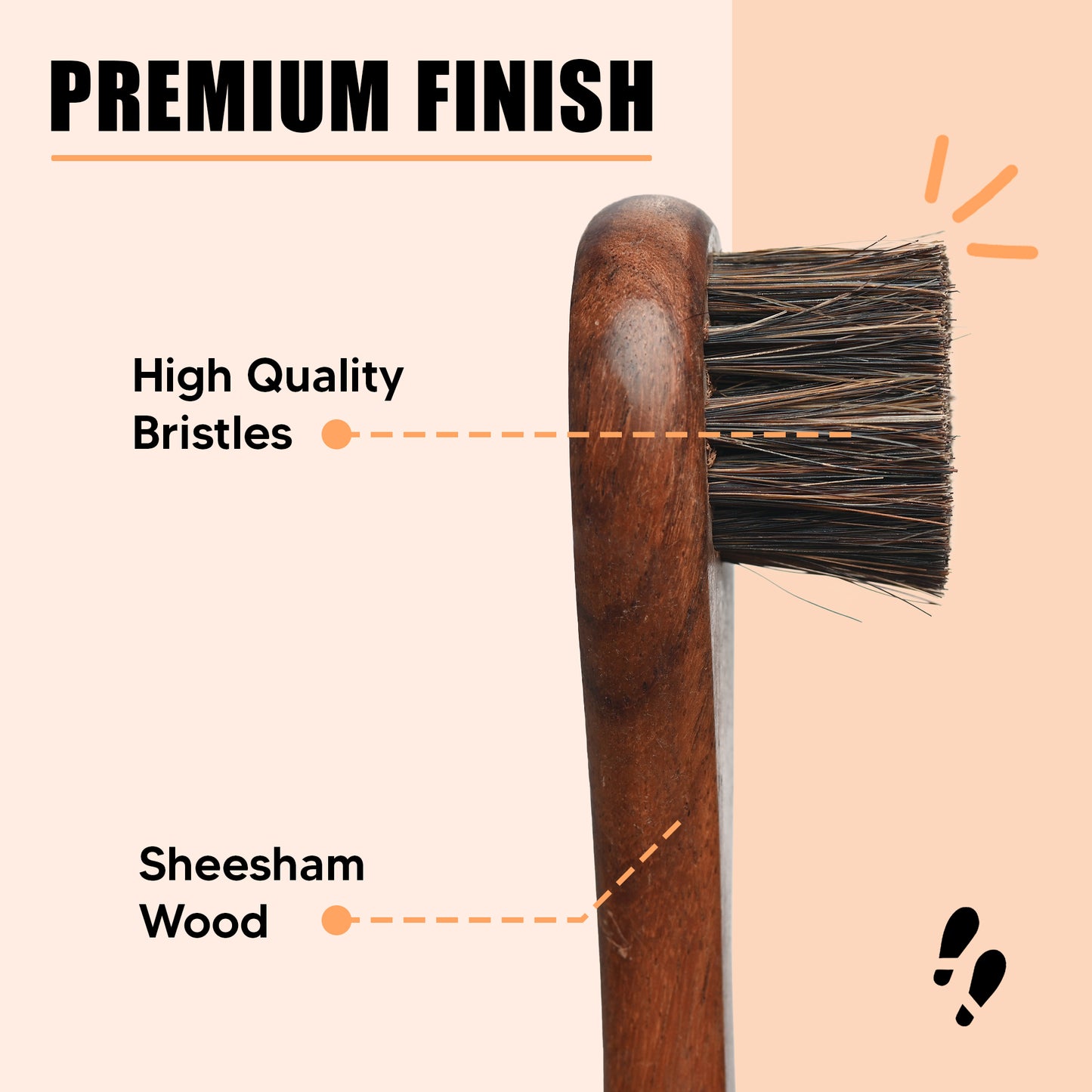 Shoe Mistri Shoe Brush Suitable for Polishing (Applicator Brush)