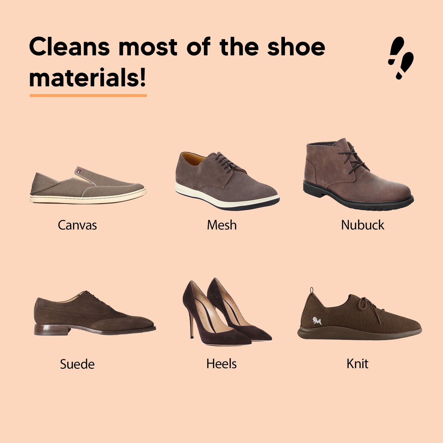 Shoe Mistri Shoe Cleaner (2 Wipes) and Light Brown Renovator