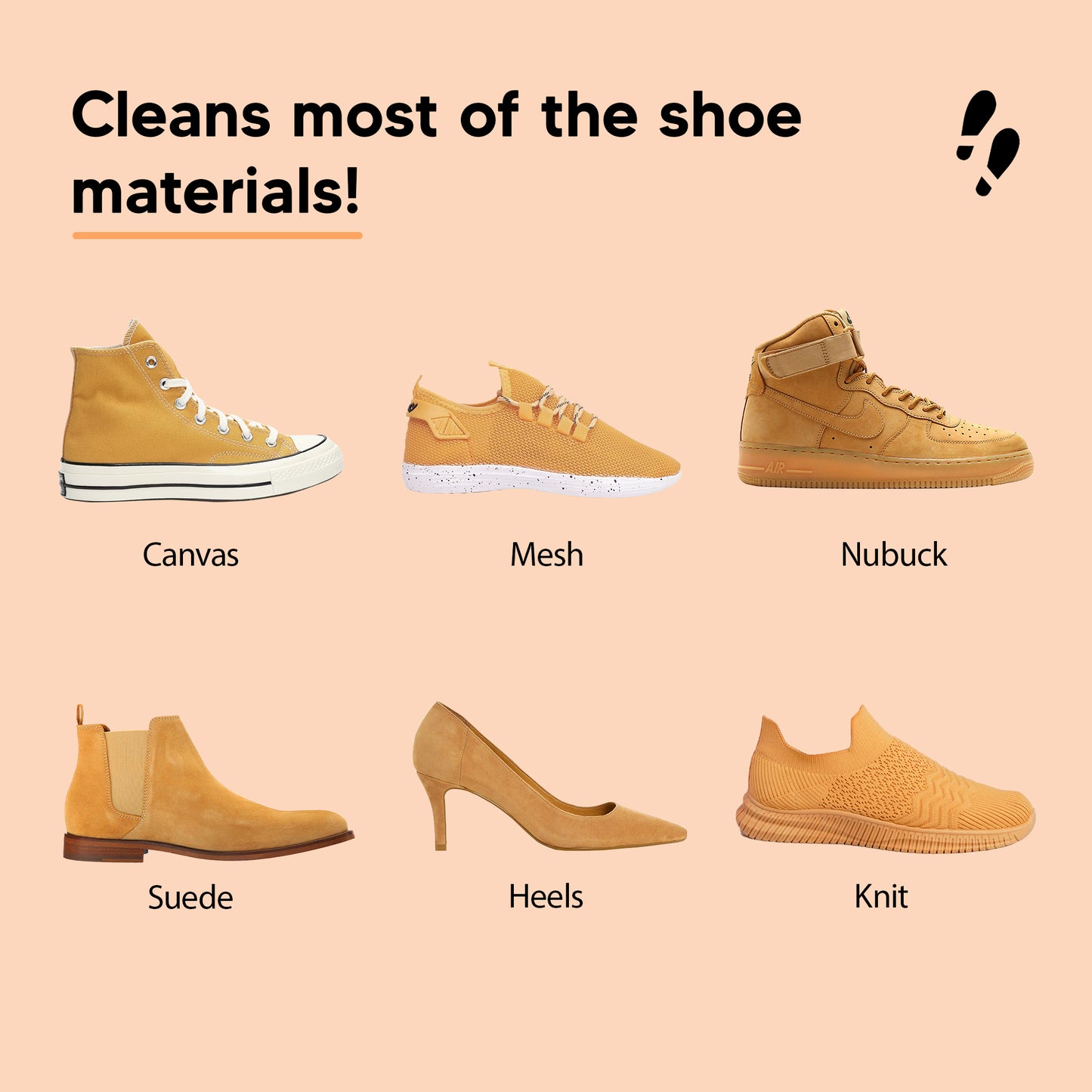 Shoe Mistri Shoe Cleaner (2 Wipes) and Camel Renovator