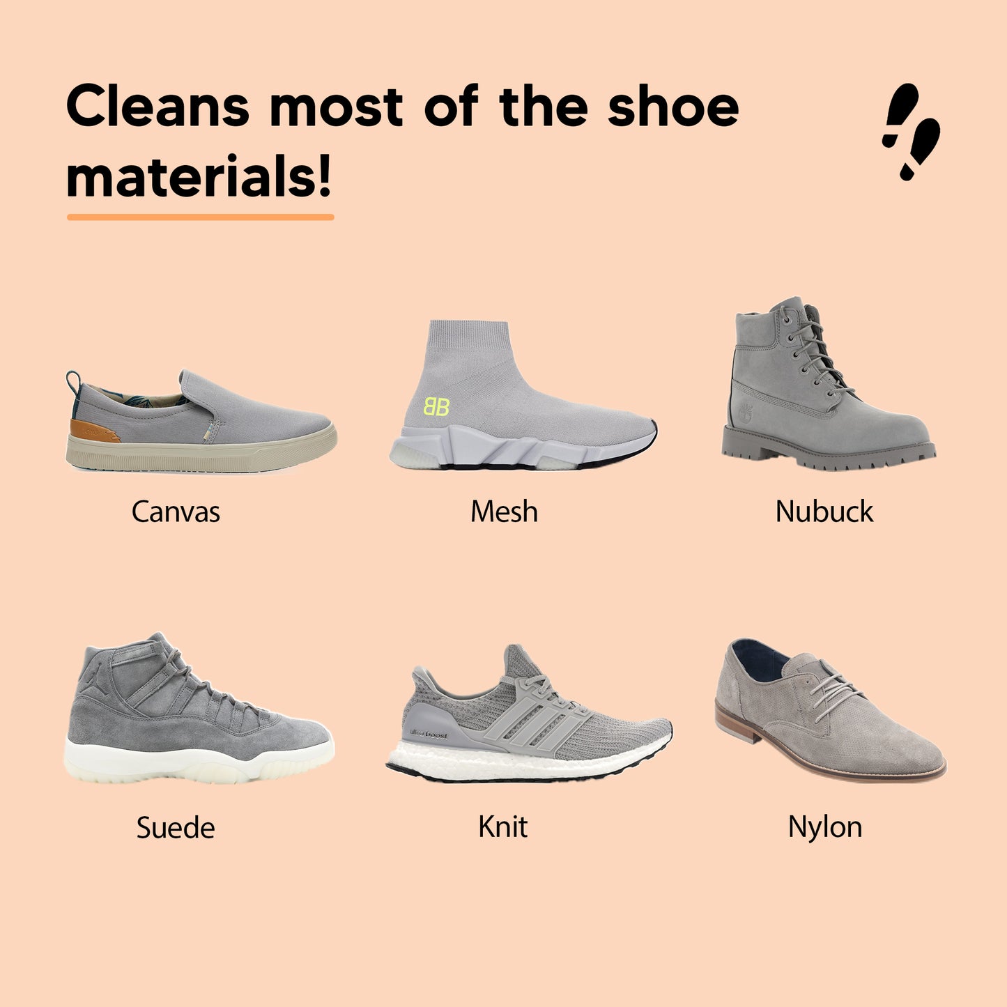 Shoe Mistri Shoe Cleaner (2 Wipes) and Grey Renovator