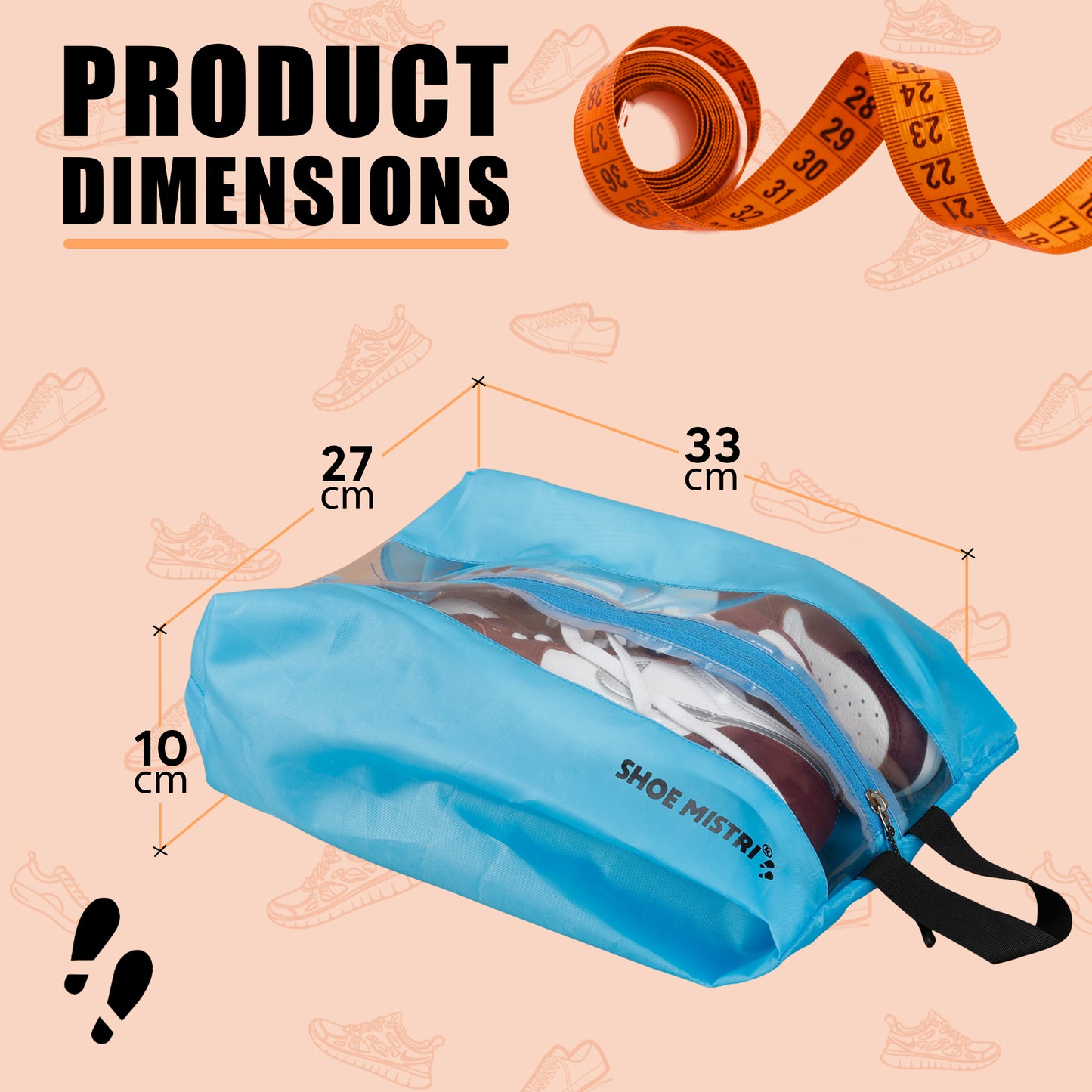 Shoe Mistri Shoe Pouch (Pack of 10)