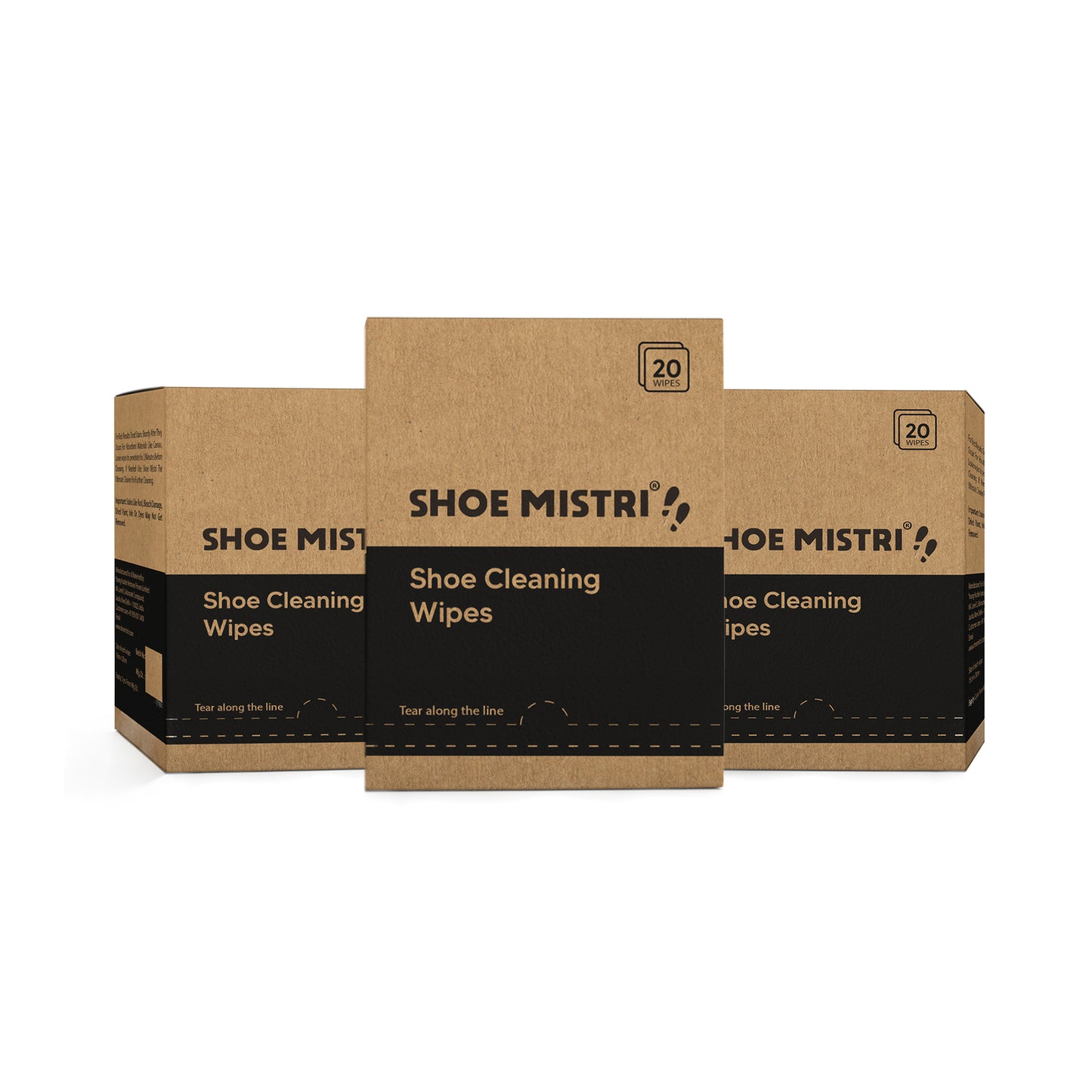 Shoe Mistri Instant Shoe Cleaning Wipes | Shoe Wipes For Quickly Remove Dirt & Stains| Suitable To Use On Leather, Suede, Nubuck, Mesh, Knit, Nylon, PU, Canvas, & Absorbent and Non-Absorbent Material