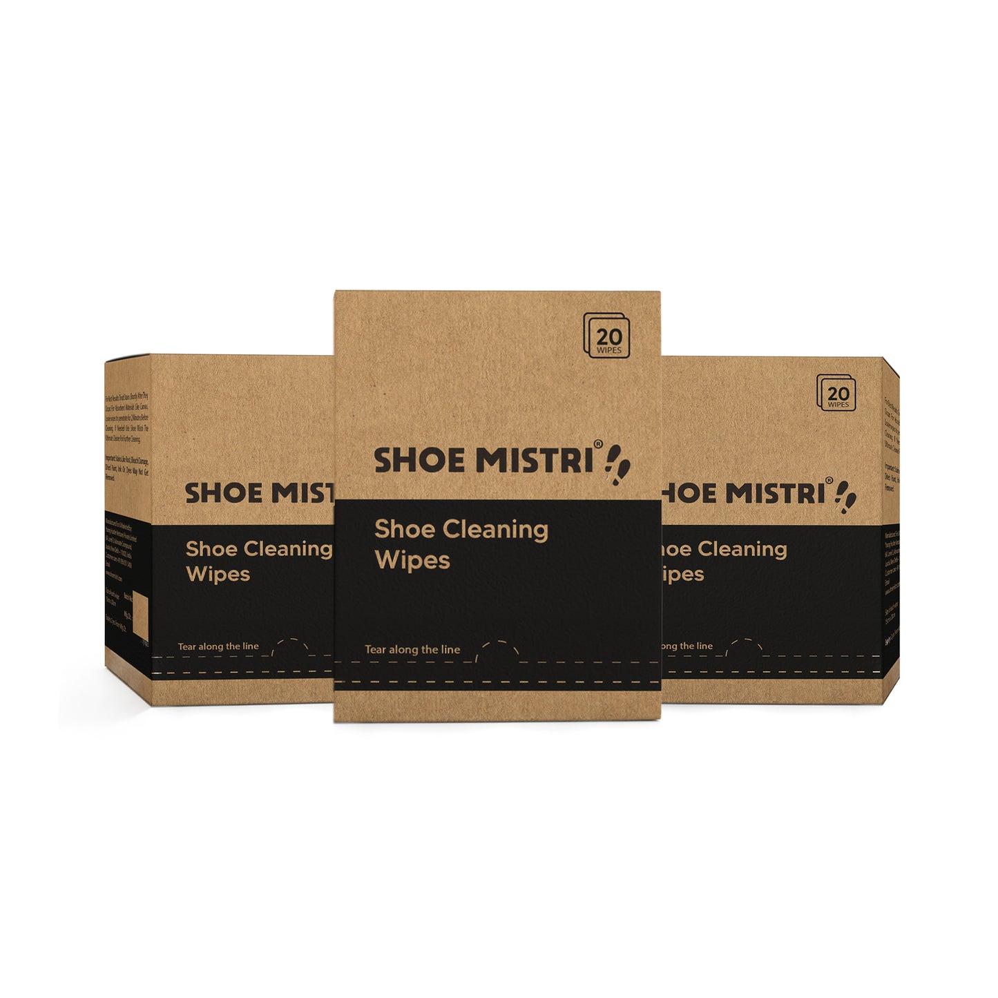 Shoe Mistri Instant Shoe Cleaning Wipes | Shoe Wipes For Quickly Remove Dirt & Stains| Suitable To Use On Leather, Suede, Nubuck, Mesh, Knit, Nylon, PU, Canvas, & Absorbent and Non-Absorbent Material