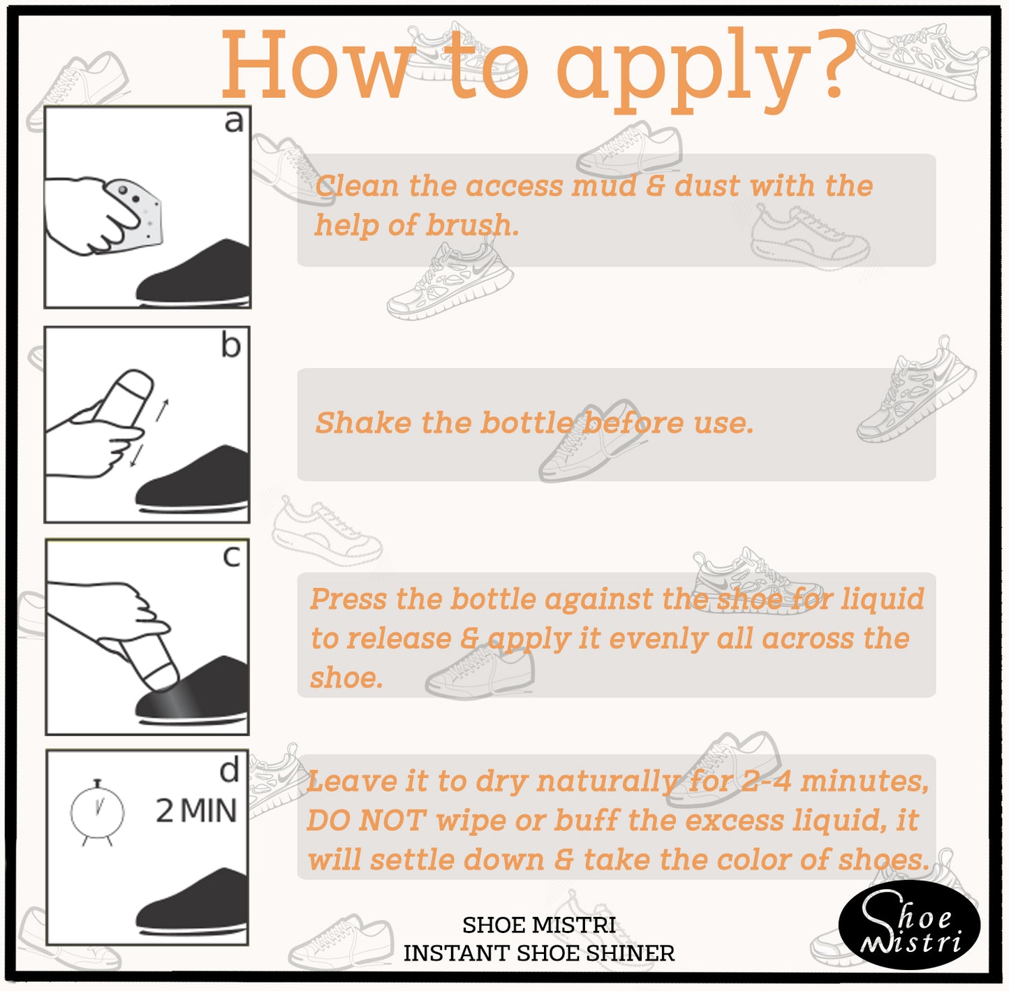 Shoe Mistri Instant Shoe Shine