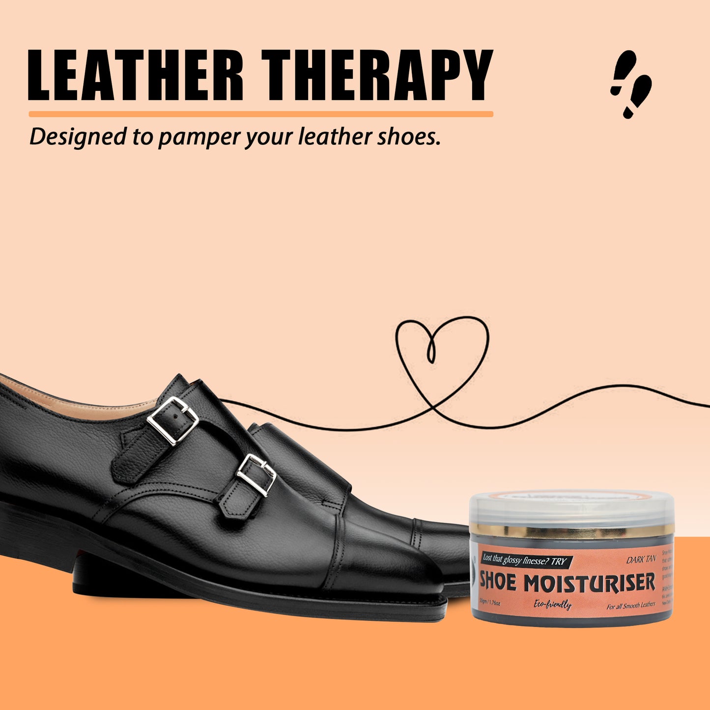 Shoe Mistri Shoe Moisturiser Cream (Dark Tan)- Suitable for Soft Leathers