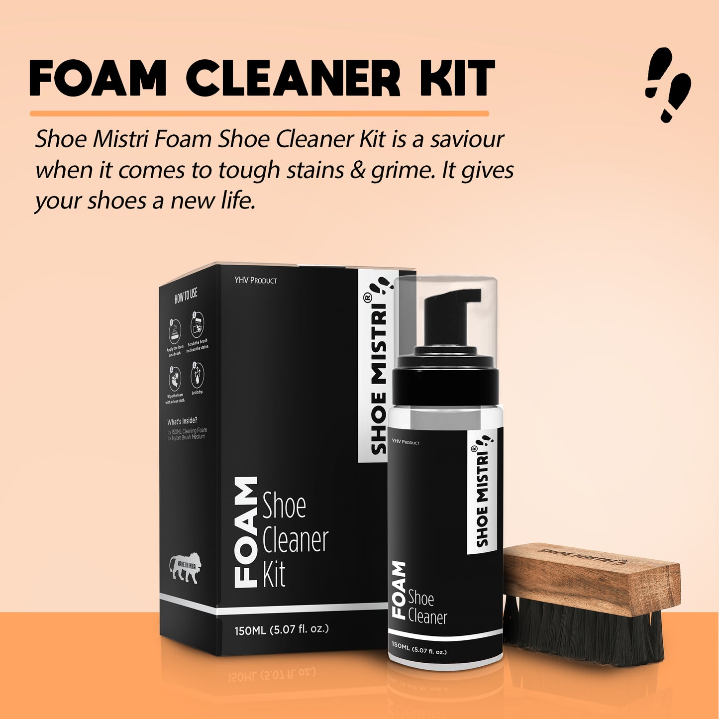 Shoe Mistri Foam Shoe Cleaner Kit