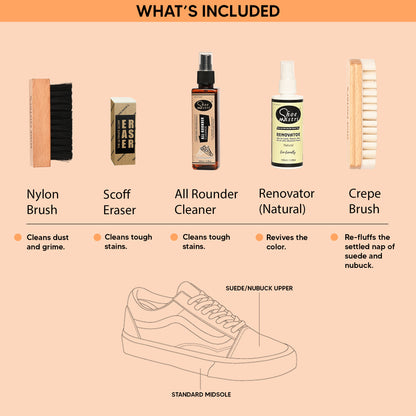 Shoe Mistri Premium Suede Cleaning Kit Suitable for Cleaning