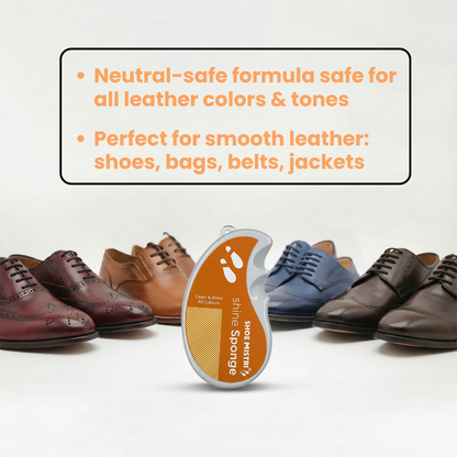 Shoe Mistri Shine Sponge – Instant Neutral Shoe Shiner
