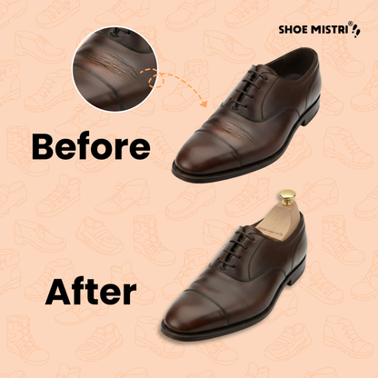 Shoe Mistri Premium Adjustable Wooden Shoe Trees for Sneakers, Shoes & Boots | Shaping and Crease Prevention