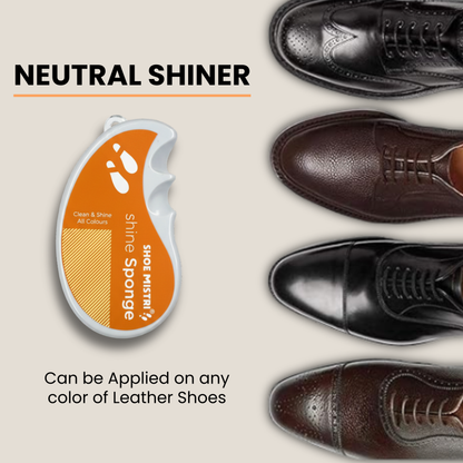 Shoe Mistri Shine Sponge – Instant Neutral Shoe Shiner