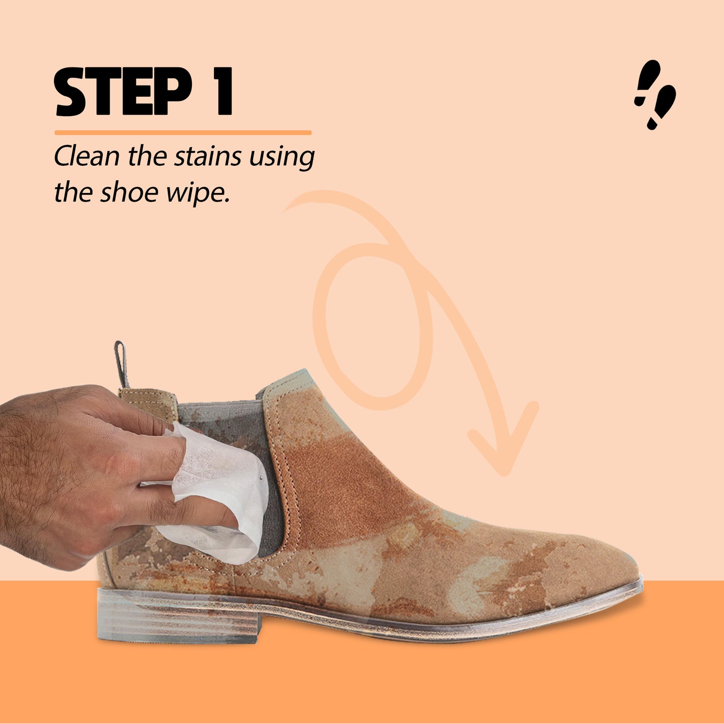 Shoe Mistri Shoe Cleaner (2 Wipes) and Tan Renovator