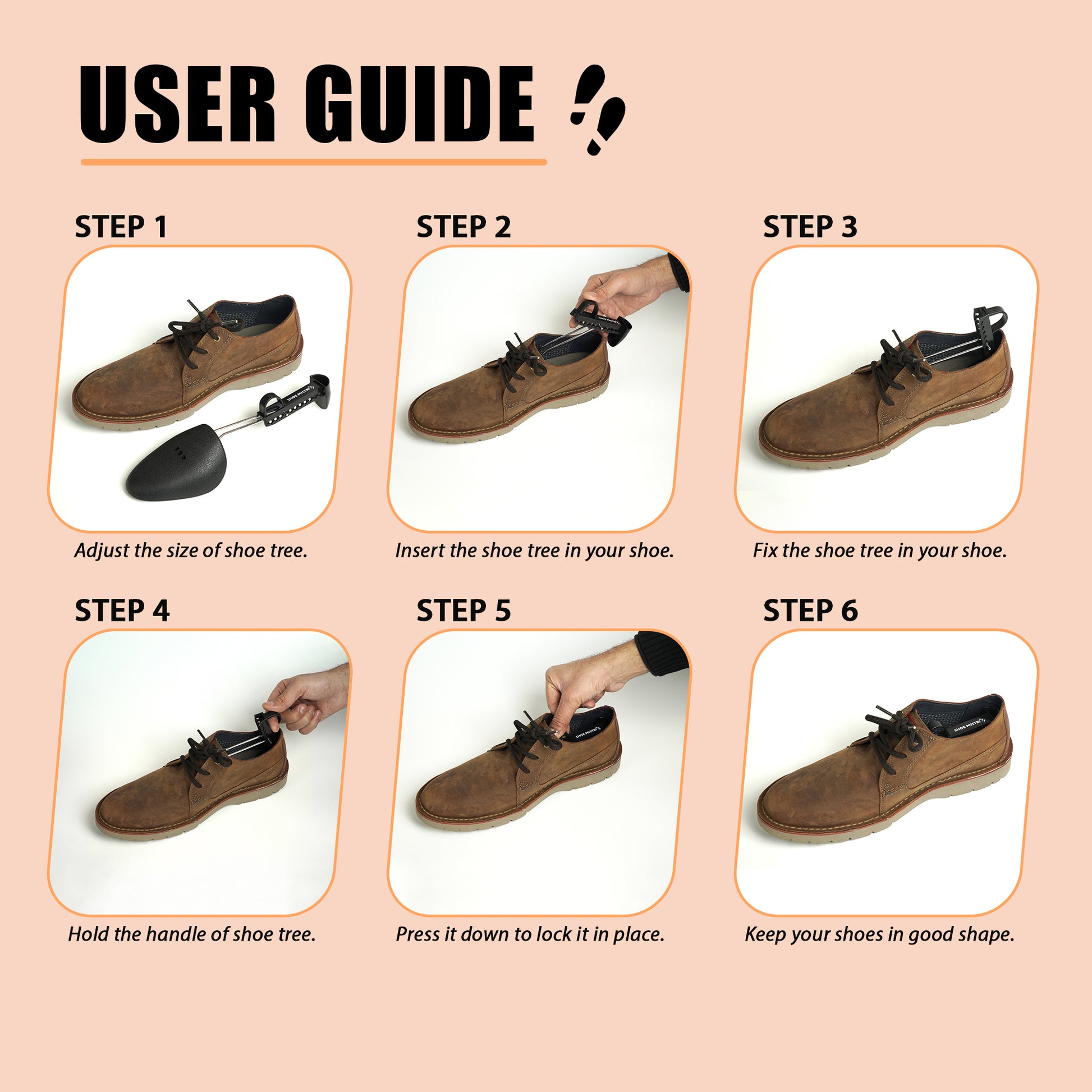 Remove Wrinkles Stop Leather Shoes Creasing Plastic Black Shoe