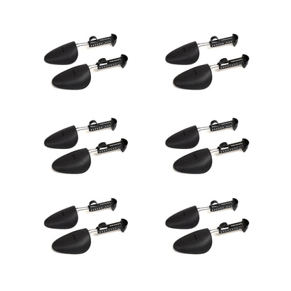 Shoe Mistri Premium Adjustable Shoe Trees for Sneakers, Shoes & Boots | Shaping and Crease Prevention (Black)