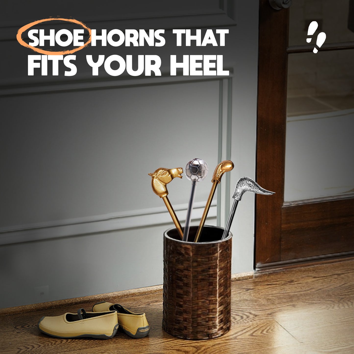 Shoe Mistri Aluminium Horse Shape Shoe Horn