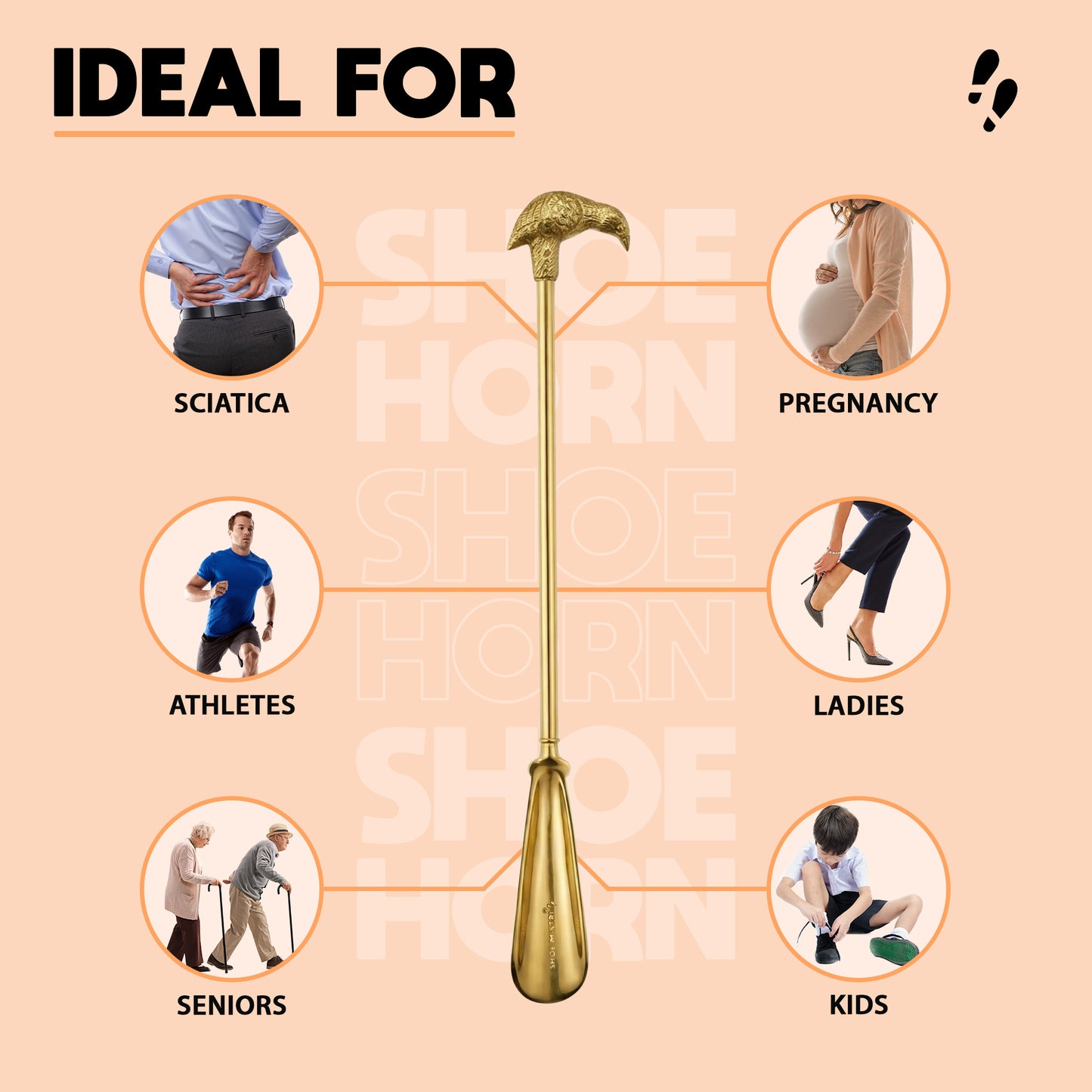 Shoe Mistri Victorian Raven Shoe Horn