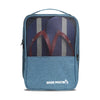 Shoe Mistri Travel Shoe Bag Holds 3 Pairs for Traveling and Daily Use Storage Pouch (Blue).