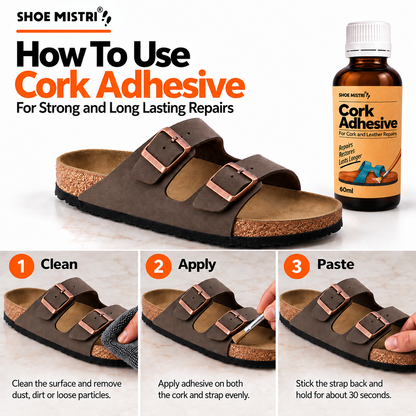 Shoe mistri Cork Adhesive for Birkenstock