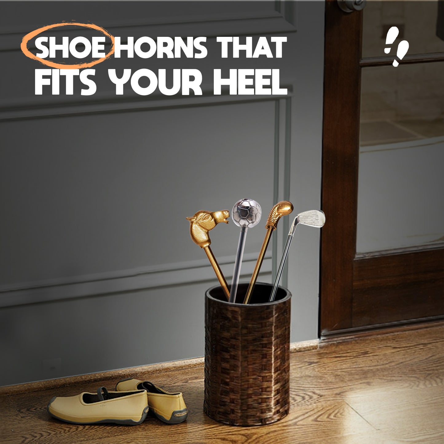 Shoe Mistri Golf Putter Shoe Horn (Dual Finish)