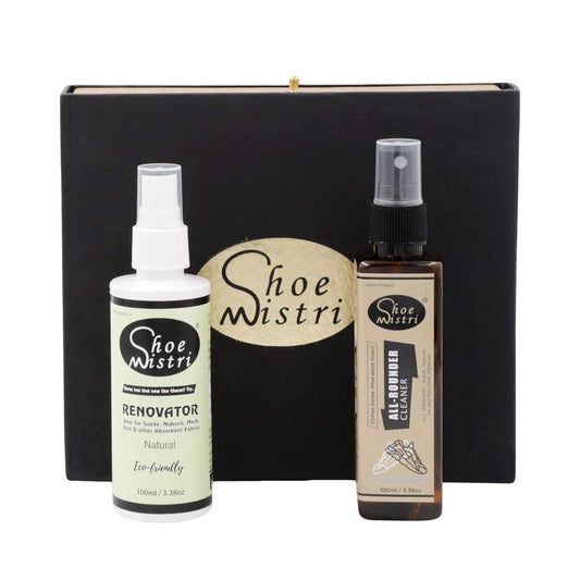 Shoe Mistri Shoe Care Kit Drawer (Combo Cleaner and Renovator)